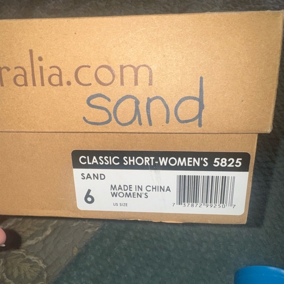 Like New! Authentic Women's UGG Classic Short Boots - Sand, Size 6" - Picture 4 of 8